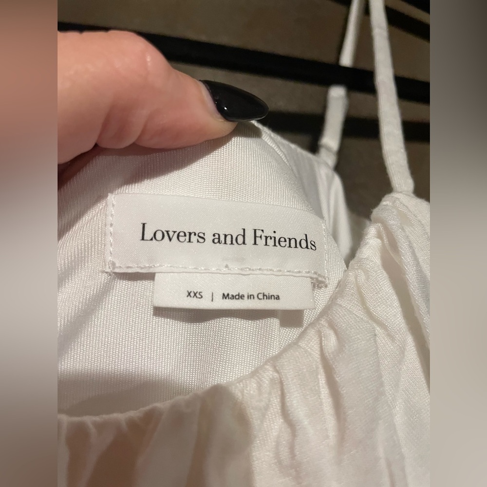 Lovers + Friends Strapless White Ruched Dress - Picture 4 of 5